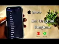 Download Lagu How to set original iPhone ringtone in iPhone |  iPhone Opening Ringtone Not Showing