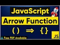 Arrow Function JavaScript in Easiest way Es6 JavaScript