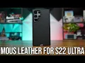Mous Leather Case for Samsung Galaxy s22 Ultra