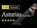Lagu Asturias - Guitar Lesson + TAB