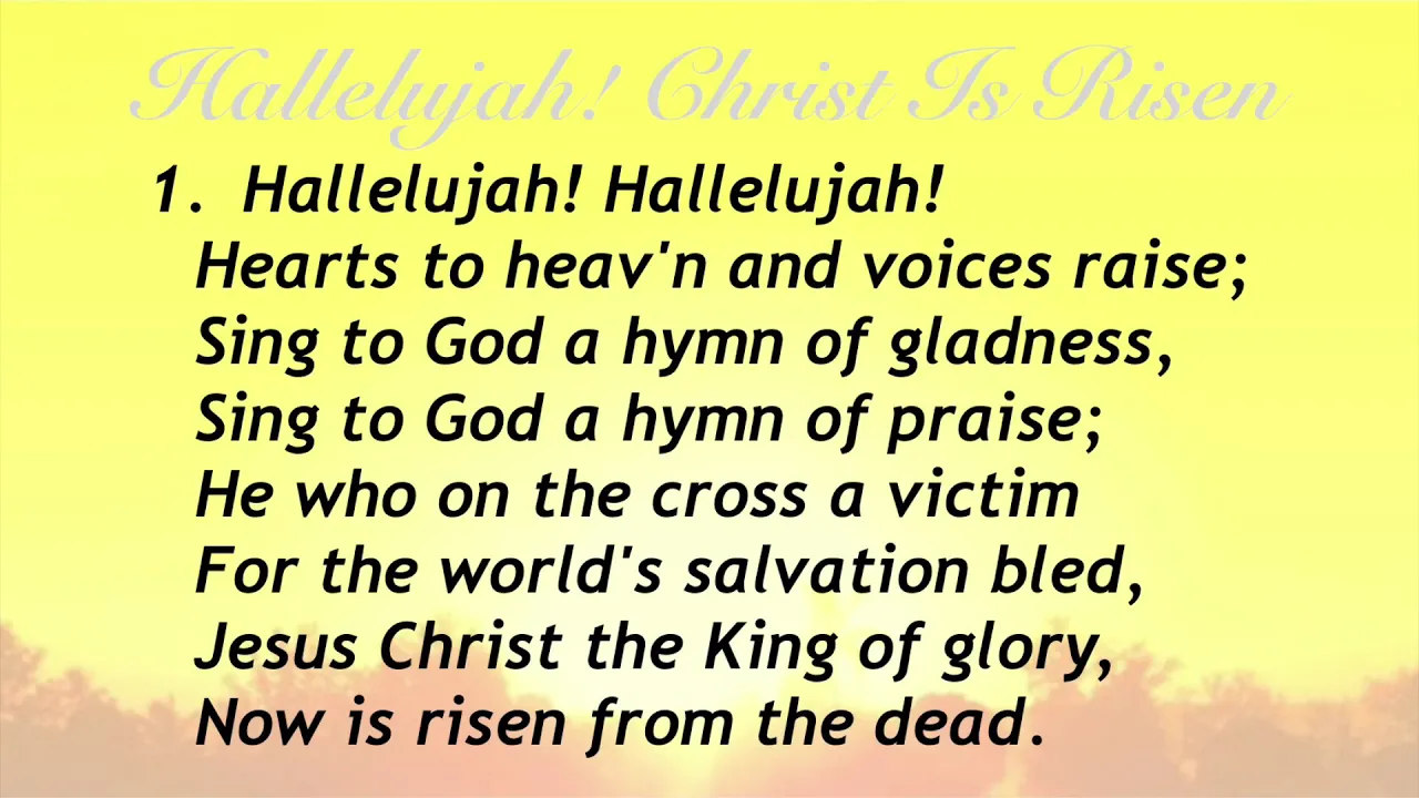 Hallelujah! Christ Is Risen (Sacred Songs & Solos #153) Hallelujah! Christ Is Risen (Sacred Songs & Solos #153)