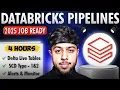 Databricks Declarative Pipelines Full Course Master DELTA LIVE TABLES In 2025