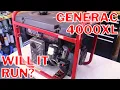 Generac 4000XL GN-220 Generator - Will It Run
