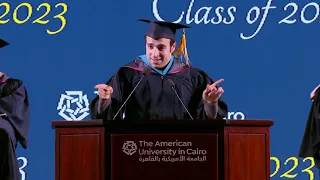 Spring 2023 Undergraduate Commencement Keynote Speech Ahmed Elghandour 16 