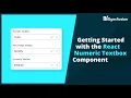 Getting Started with the React Numeric Textbox Component