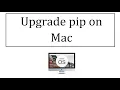 How to Upgrade pip on Mac Amit Thinks command to upgrade pic