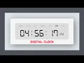 Digital clock using HTML CSS and JavaScript with free source code Simple JavaScript project