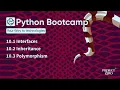 Python Bootcamp 10 - Interfaces Inheritance and Polymorphism OOP Part 4