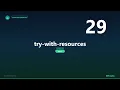 try-with-resources Easy Java Interview Prep