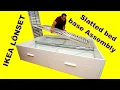 IKEA LONSET Slatted bed base assembly