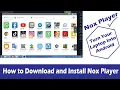 How to Download Install and Use NOX Player on PC