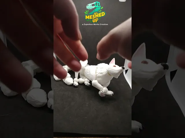 Articulated Mystical Moro Wolf Toy video thumbnail