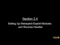 setting up metasploit module s and reverse handler