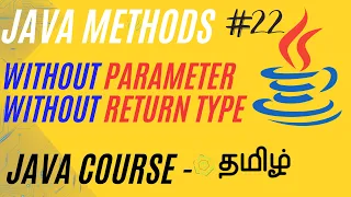 Static Method in Java Methods without Parameter without Return Value Ganesh Teaching Studio