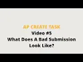 AP CSP Create Task BAD Example - 1 of 8 -OLD UPDATED PLAYLIST LINK IN COMMENTS--