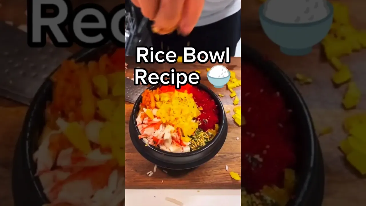 Korean Rice Bowl Recipe 