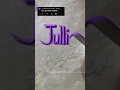 Download Lagu Julliet | Name in sand #asmr #handwriting #sandart #sandscript #calligraphy #calligraphyart #art