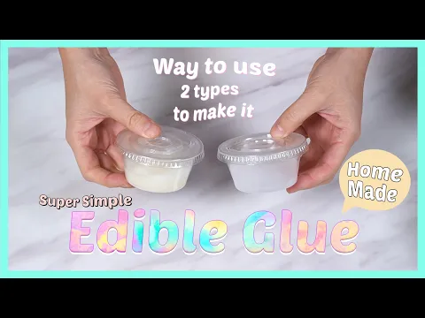 Homemade Edible Glue #flowercake #ggcakraft