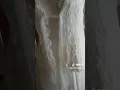 Download Lagu White lace one-of-a-kind boho style wedding dress with jacket.