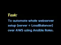 Ansible Roles for setting up Haproxy Ansible Haproxy
