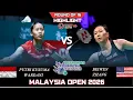 Lagu AMAZING! Putri Kusuma WARDANI (INA) vs Beiwen ZHANG (USA)[WS]R16 | Malaysia Open 2026 Badminton