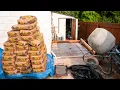 Mixing 50 Concrete Bags One Person Home Depot Mixer Rental