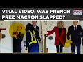 French President Emmanuel Macron Slapped By Wife Brigitte Watch Viral Slap Caught On Cam