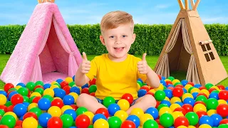 Our House Filled with Color Balls and More Fun Family Adventures!