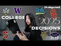 2025 COLLEGE DECISION REACTIONS T20s UCs Stanford USC more