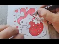 My Melody Coloring Pages Cute Fun Coloring Sheets for Kids