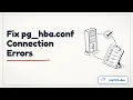 FATAL no pg - hba conf entry for host The Complete Fix Map