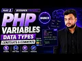 PHP Variables and Data Types Tutorial in Constants Comments PHP Part 2