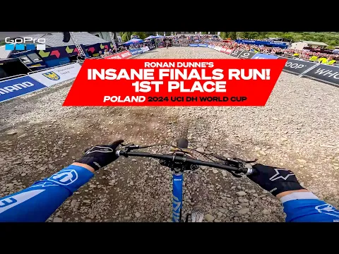 Download MP3 GoPro: The FASTEST Downhill World Cup Run Ever Seen?- 1st Place Ronan Dunne - '24 UCI DH World Cup