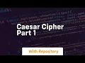 Caesar cipher part 1