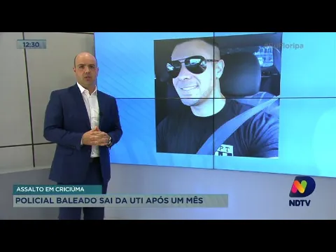 Assalto em Criciúma: policial baleado sai da UTI