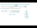 Finding the sale price given the original price and percent discount ALEKS examples
