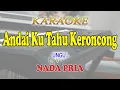 Download Lagu ANDAI KU TAHU ll KARAOKE KERONCONG ll UNGU ll NADA PRIA A=DO