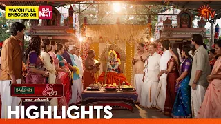 moondru mudichu u0026 singappenne mahasangamam highlights 2 21 jan 2026 tamil serial sun tv