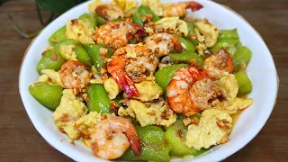 সবচেয়ে সহজ কোন মশলা ছাড়াই দারুন মজার সিঙ্গাপুর ঝিঙা রেসিপি ! সবচেয়ে মজার ঝটপট ঝিঙে চিংড়ি রান্না !