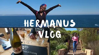 vlogtober long weekend in hermanus wine tasting shotleft kagiso jantjies
