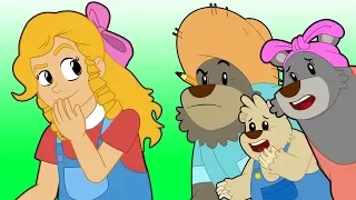 cachinhos dourados e os tr s ursos desenho animado infantil com os amiguinhos