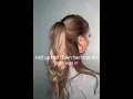 Half up half down hairstyle the right way