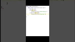If ElseIf Else Blocks in java