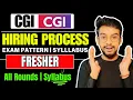 CGI Exam Pattern Online Test CGI Full Selection Process Interview