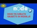 introduction to nodejs using cmd how to create objects in node js