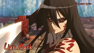 Lyrics AMV Akame Ga Kill OP 2 Full Liar Mask Rika Mayama 
