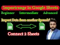How to use Importrange function in Google Sheets in hindi Multiple Sheets