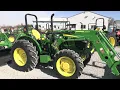 2024 John Deere 5067E Open Station Tractor w Loader Like New For Sale by Mast Tractor Sales