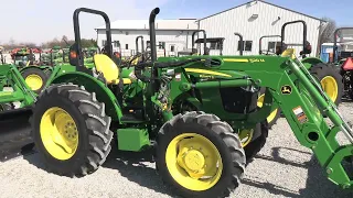 2024 John Deere 5067E Open Station Tractor w Loader Like New For Sale by Mast Tractor Sales