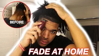 HOW TO CUT YOUR OWN HAIR Black Men s High Top Fade w Locs